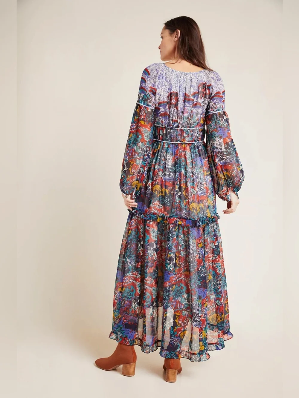 Anthropology Maeve Annabella Boho Maxi Dress - Picture 2 of 7